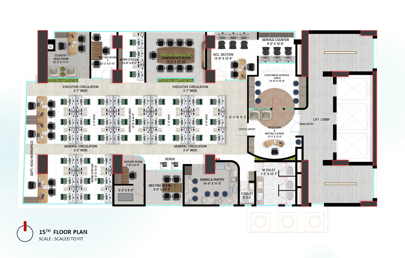 Approved floor plan