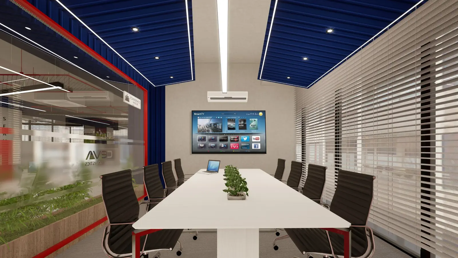9-seat conference room