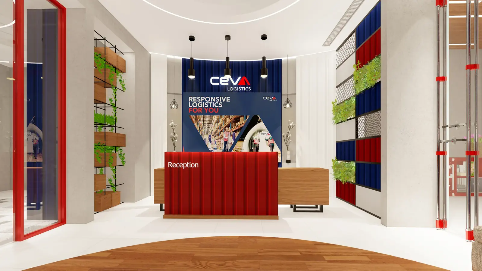 Reception and waiting lounge