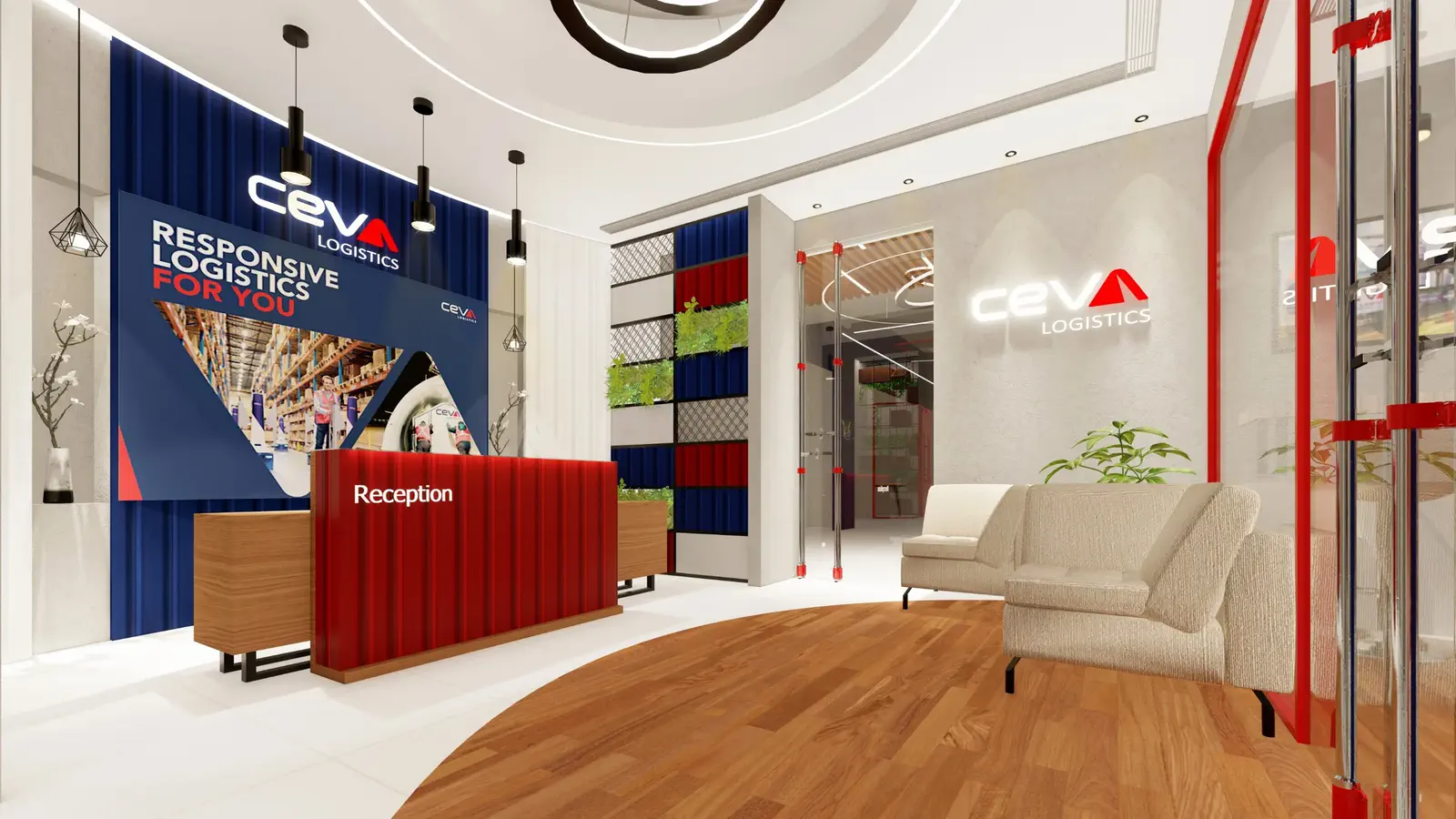 Reception desk
