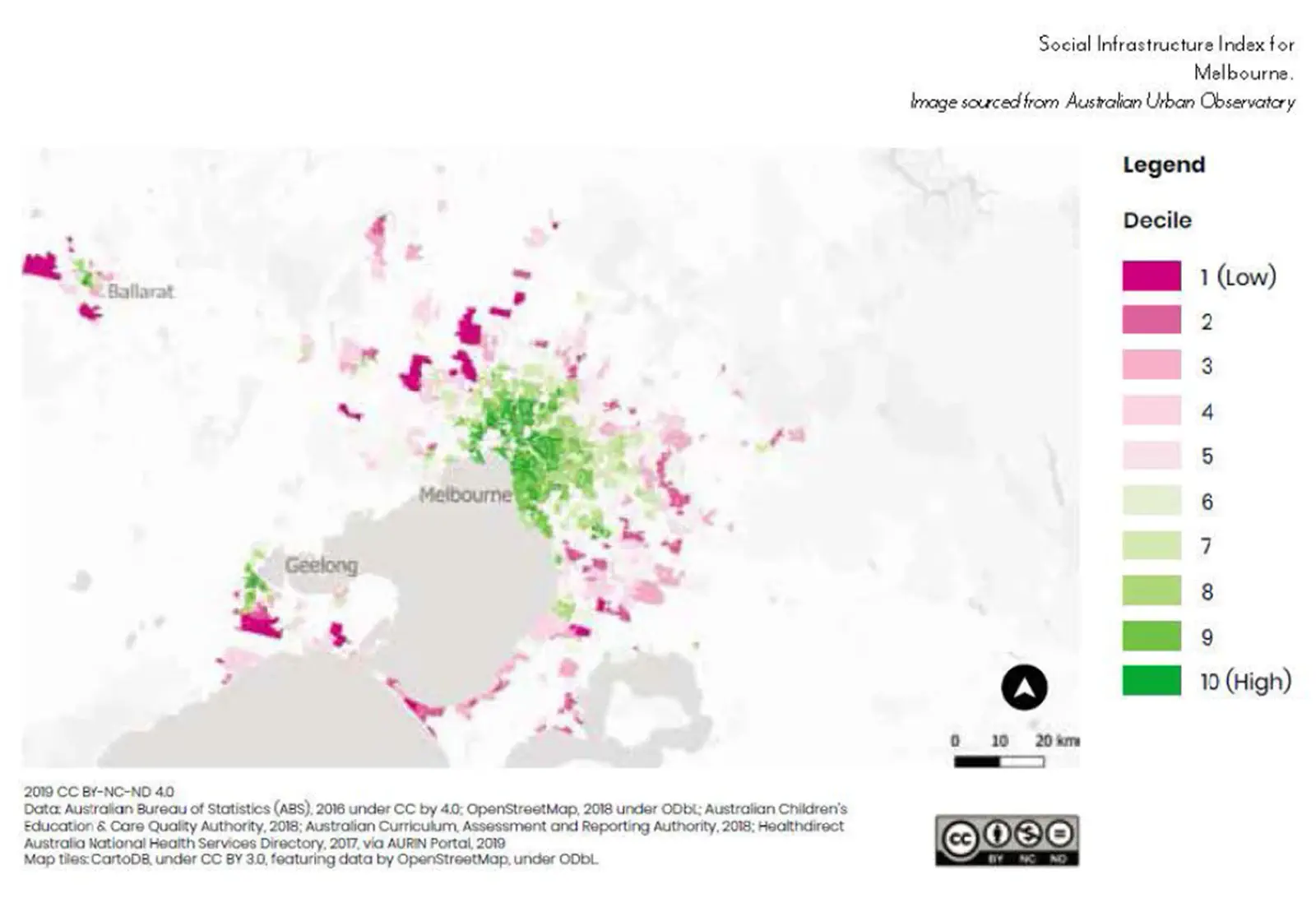 Social Infrastructure Index for Melbourne