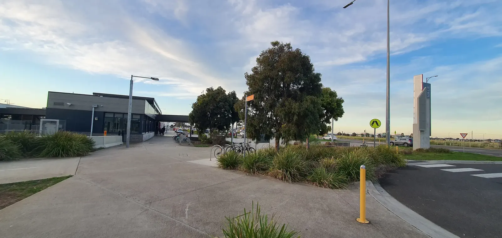 Manor Lakes town centre approach near Wyndham Vale Station