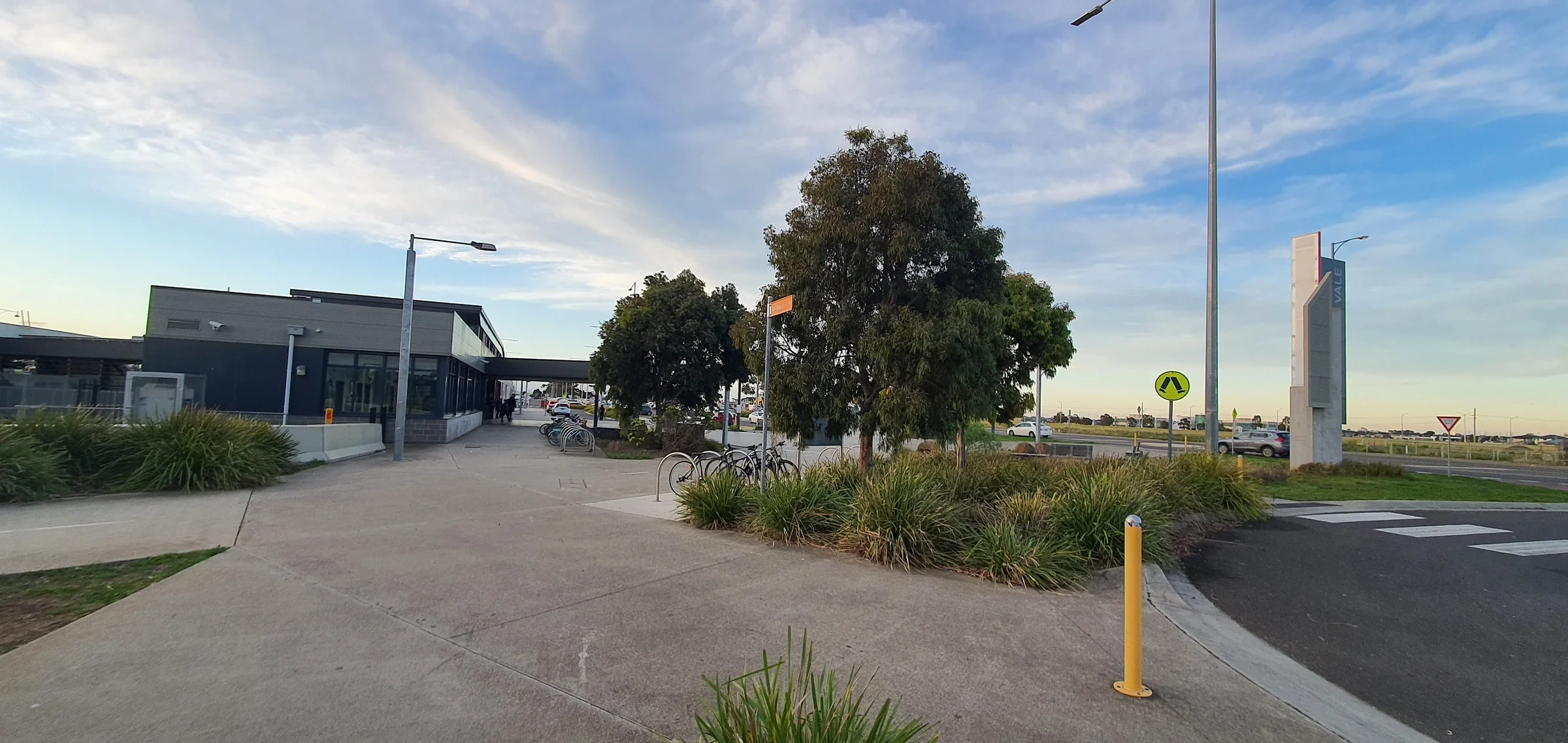 Manor Lakes town centre approach near Wyndham Vale Station