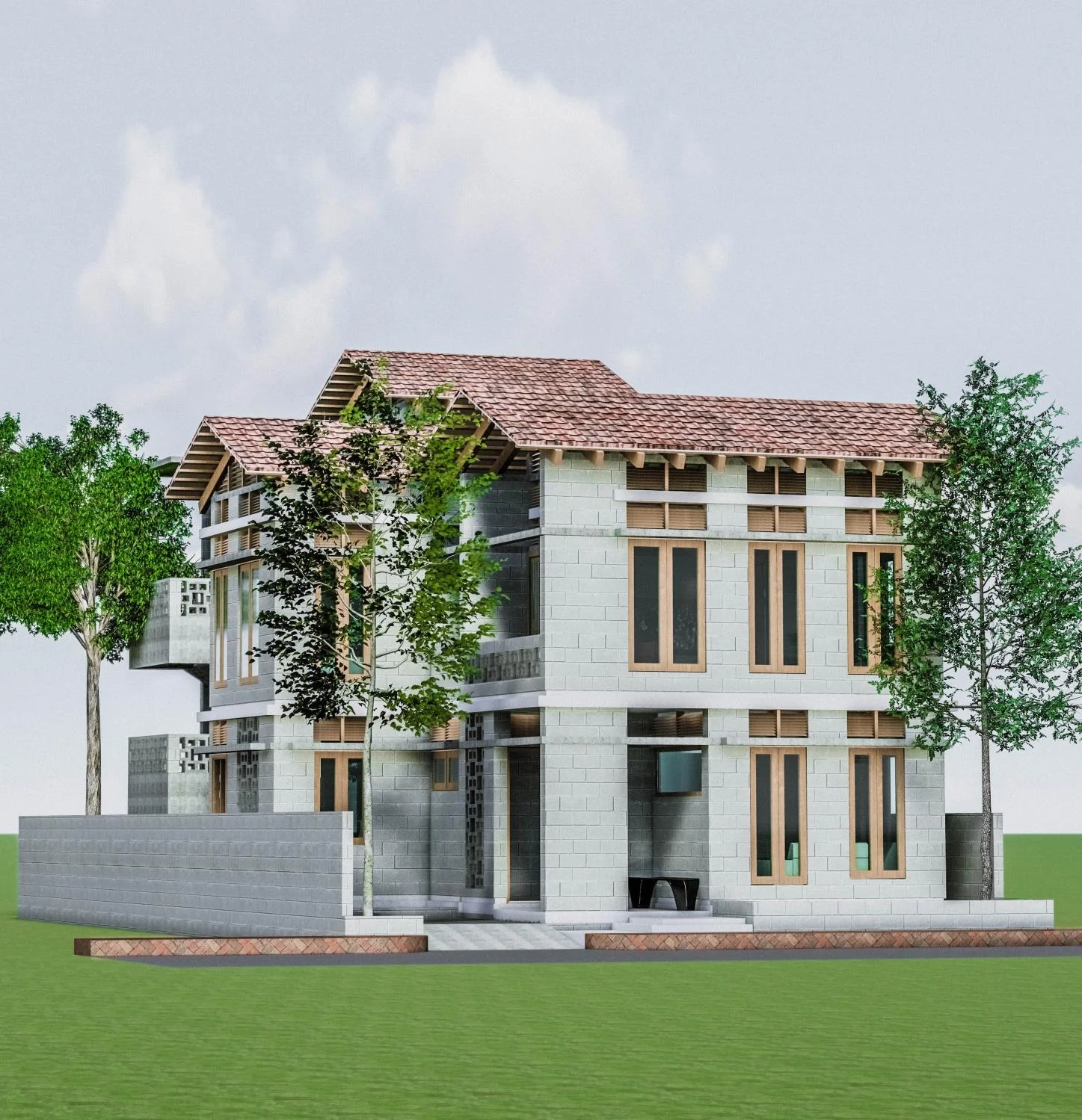 Maer Bari front elevation