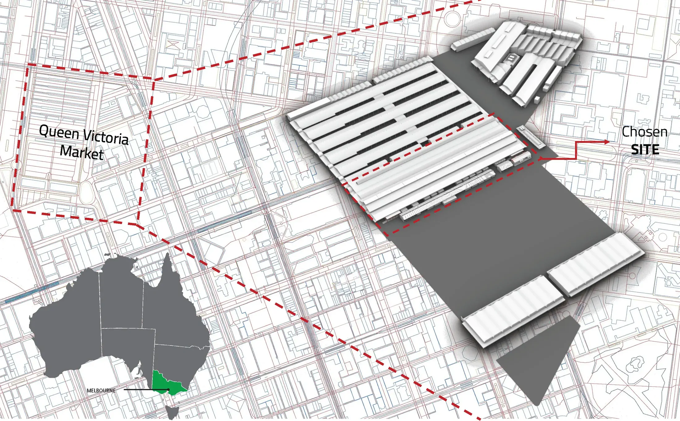 Site location: Queen Victoria Market, Melbourne