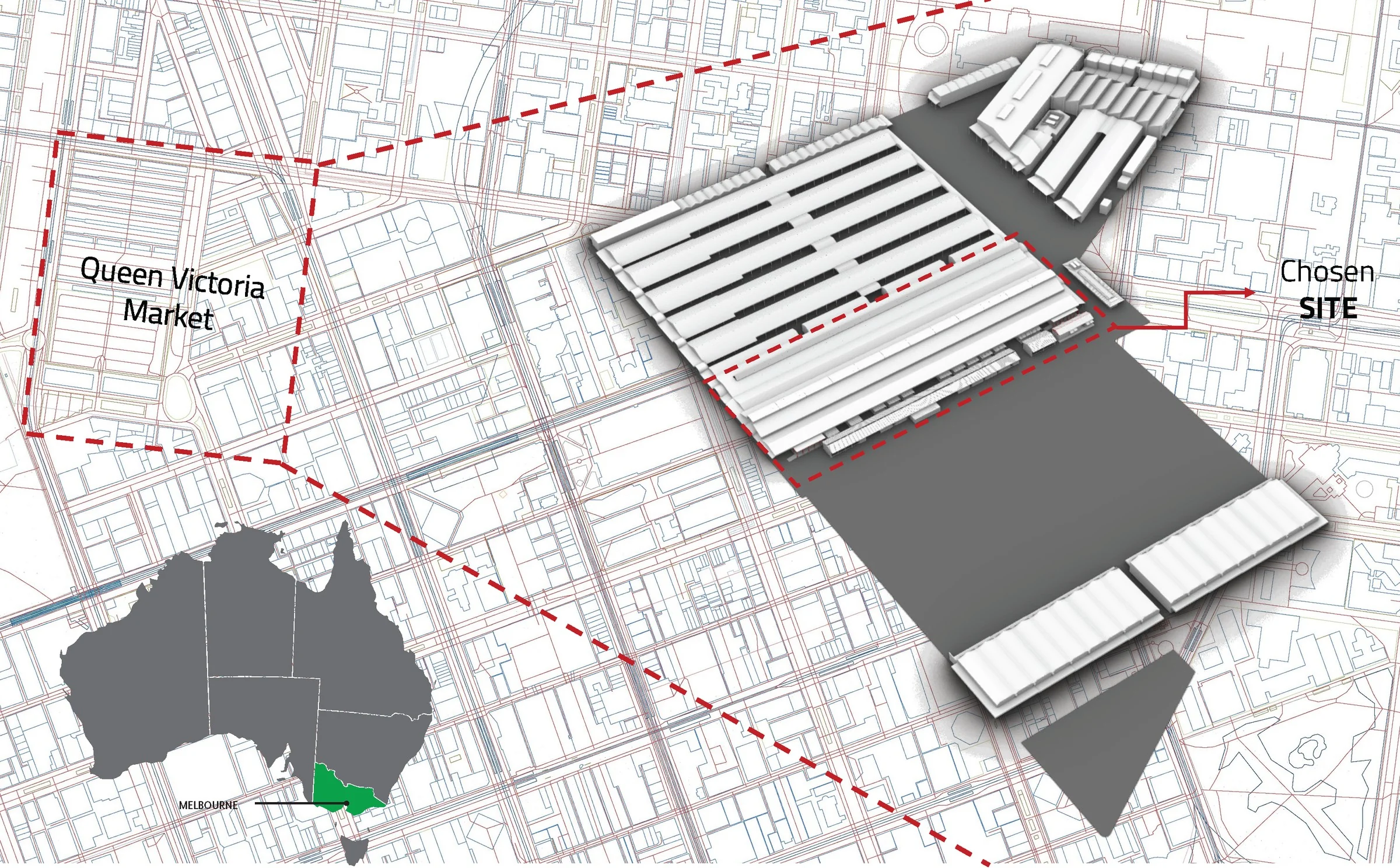Site location: Queen Victoria Market, Melbourne