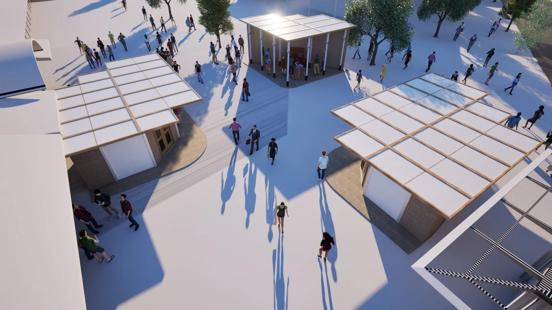 Ticket booth Twinmotion render