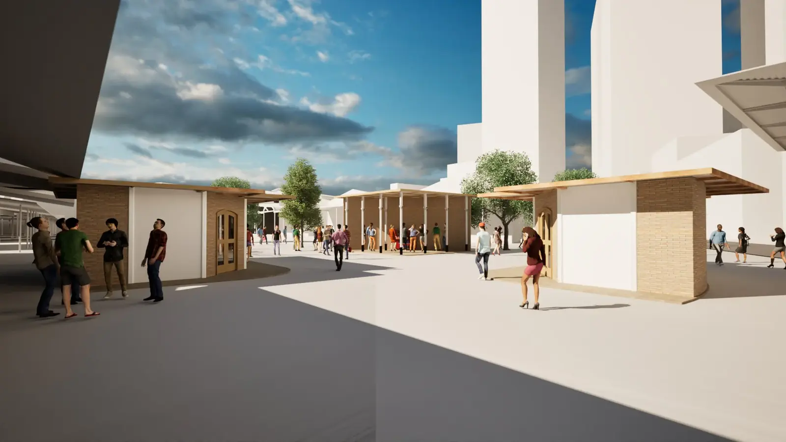 Ticket booth Twinmotion render
