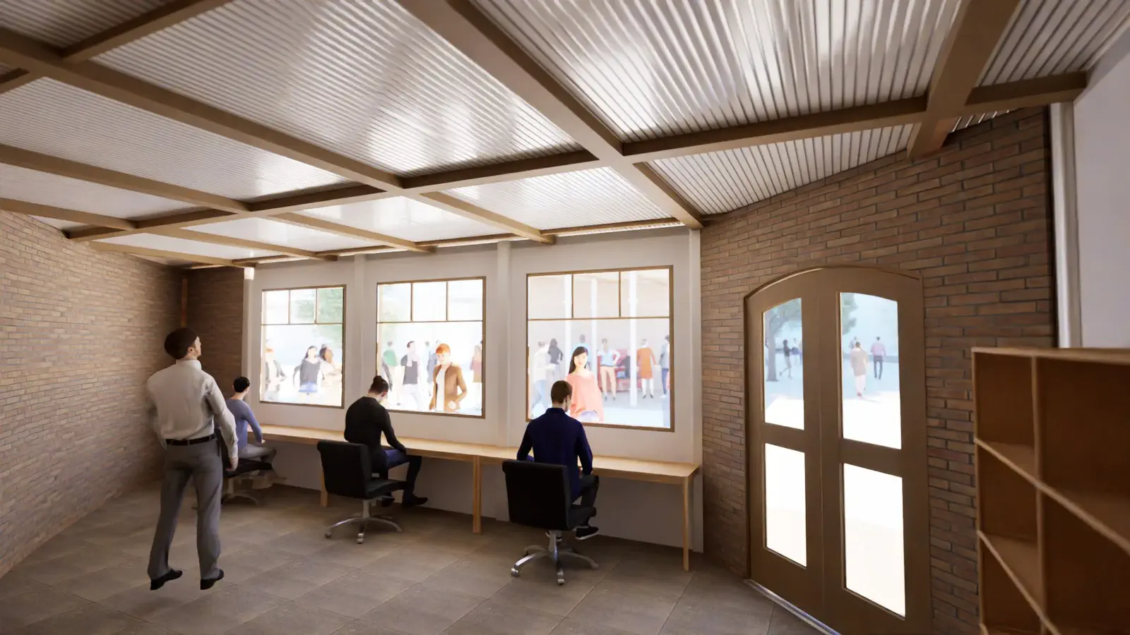 Ticket booth Twinmotion render