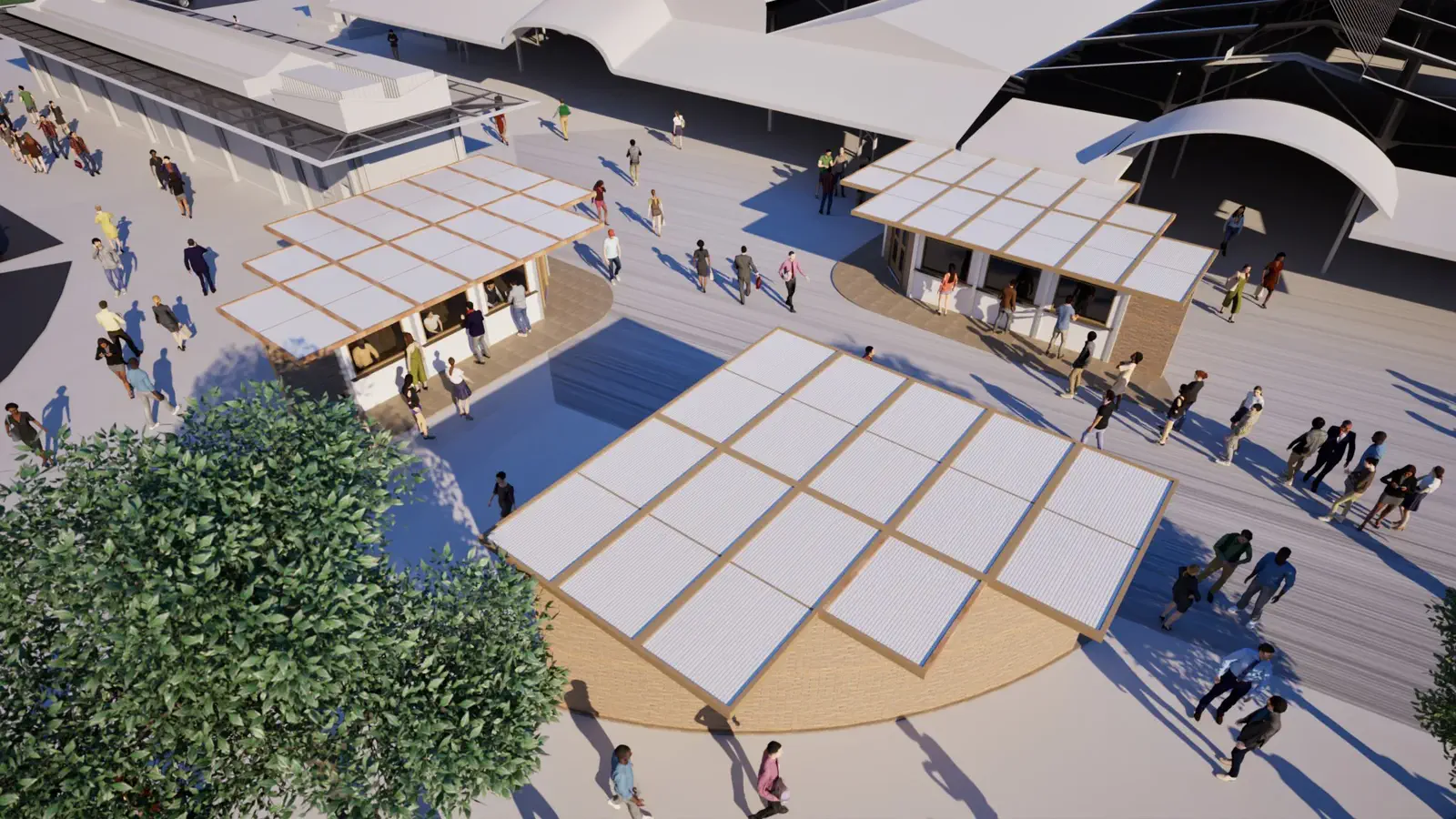 Ticket booth Twinmotion render