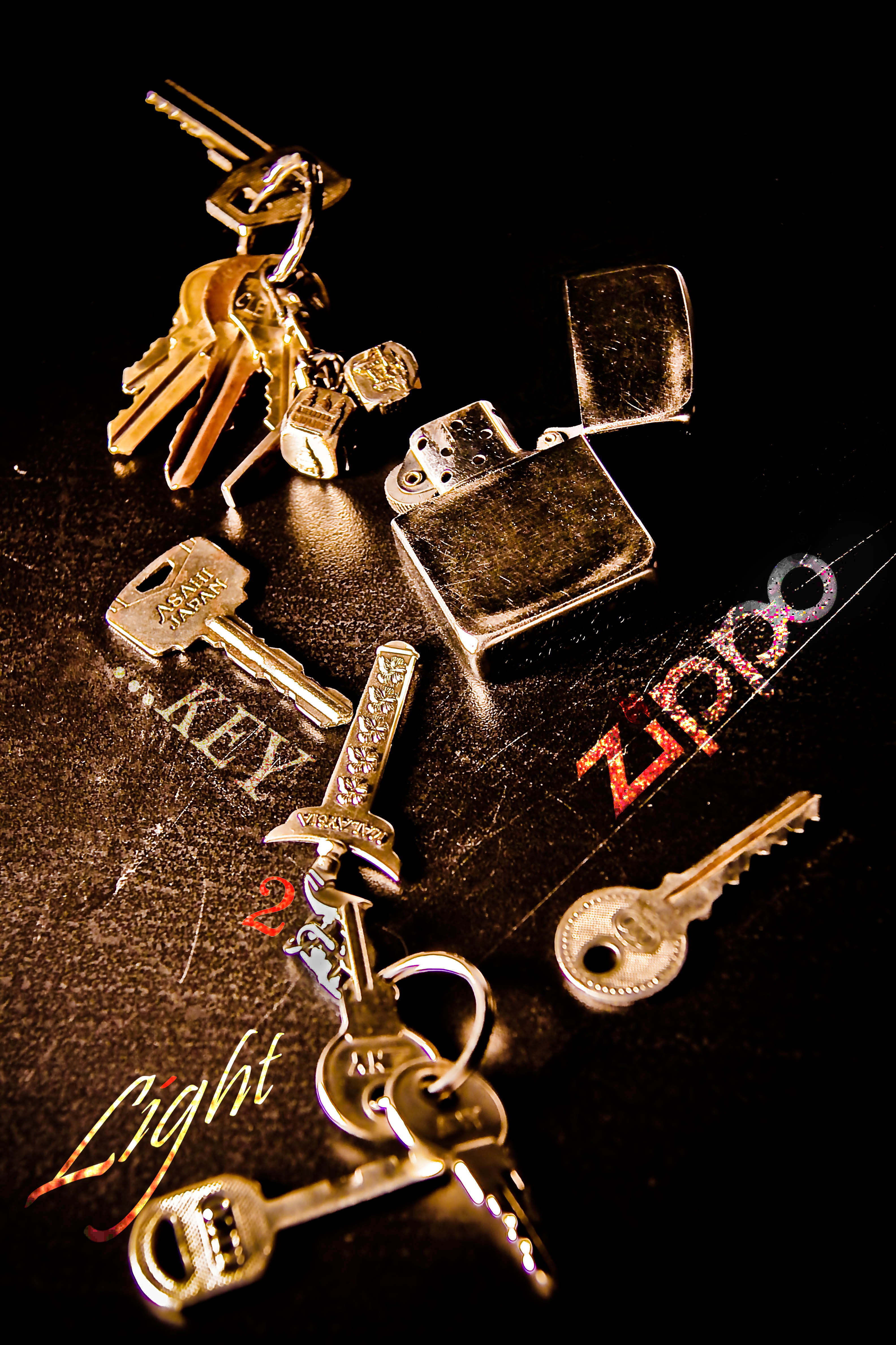 Keys & Zippo