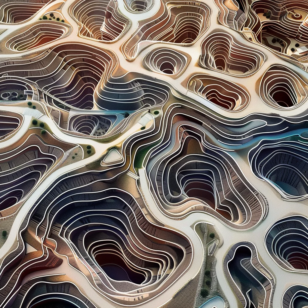 Variation: organic contoured architecture